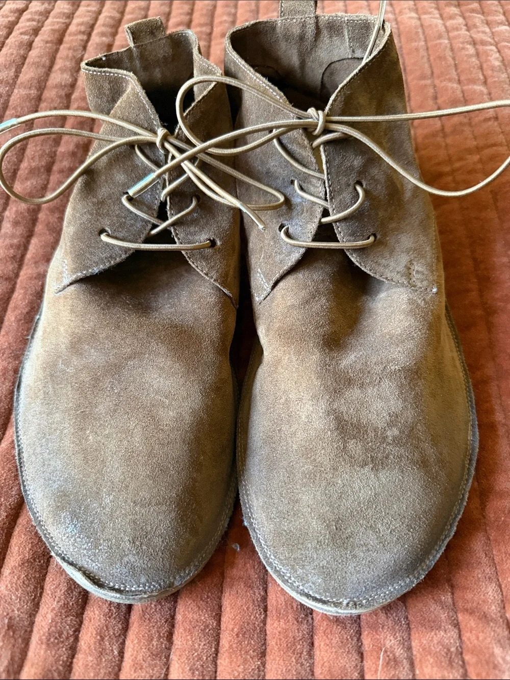 MARCÈLL Men's Strasacco Brown Suede Chukka Boots